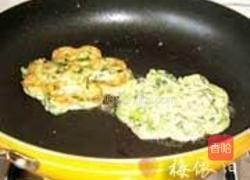荠菜豆渣饼的做法图解6