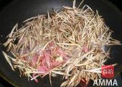 爆炒牛蒡丝的做法图解4