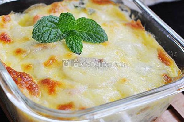 西兰花蘑菇焗饭