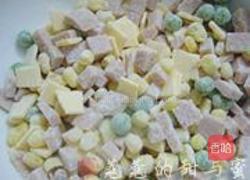 午餐肉芝士咸蛋糕的做法图解6