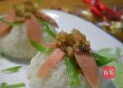 榨菜火腿糯米包的做法图解16