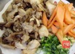 腐竹烧鲜蘑的做法图解2