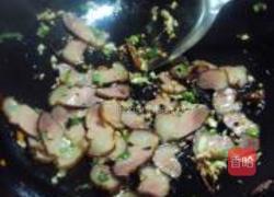 茶树菇炒腊肉的做法图解4