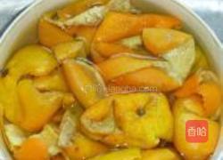 桔皮熏豆茶的做法图解2