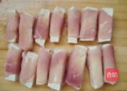 肉片豆腐卷的做法图解2