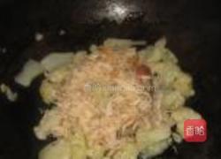 花菜炒虾的做法图解7