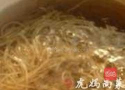 苞菜炒粉丝的做法图解3