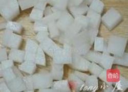 麻婆萝卜丁的做法图解3