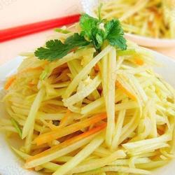 凉拌青木瓜丝的做法[图]