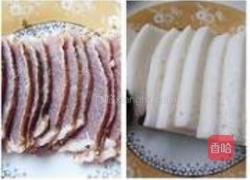 发糕腊肉合蒸的做法图解1