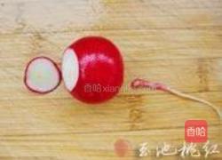 酸甜糖醋樱桃小萝卜的做法图解2