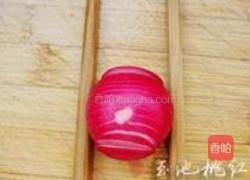 酸甜糖醋樱桃小萝卜的做法图解3