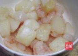 鲜贝虾仁炒冬瓜的做法图解3