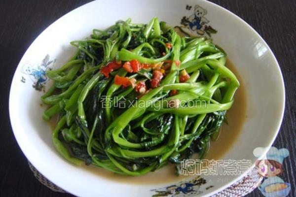 腐乳炒通菜