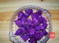 奶香紫薯泥的做法图解2