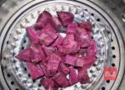 奶香紫薯泥的做法图解3