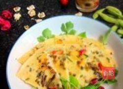 腌豆角煎饼的做法图解7