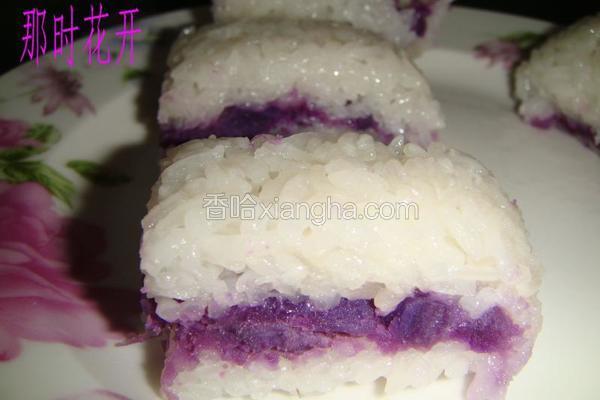 紫薯凉糕