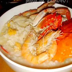 海蟹鲜虾粥的做法[图]