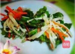 清雅美食翠玉金针的做法图解5