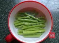 虾米糟菜拌豇豆的做法图解4