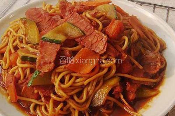 牛肉炒面