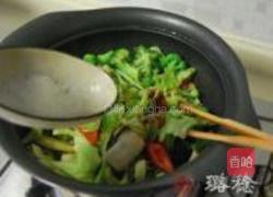 干锅海虾蔬菜煲的做法图解17