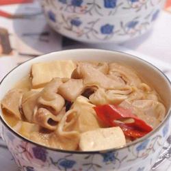 大肠烧豆腐的做法[图]