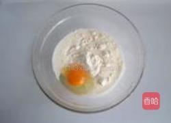 玉米粒虾仁蛋饼的做法图解3