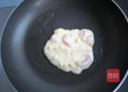 玉米粒虾仁蛋饼的做法图解7