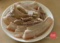 酸菜汆白肉的做法图解3