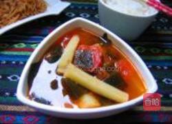 土豆番茄海带汤的做法图解9