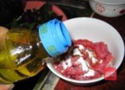牛肉炒韭苔的做法图解4