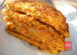 胡萝卜鸡蛋玉米饼的做法图解6