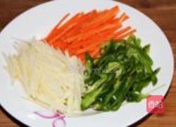 肉爆三丝的做法图解3