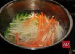 肉爆三丝的做法图解4