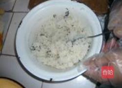 自制竹帘海苔饭卷的做法图解3