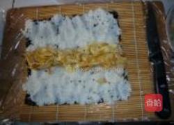自制竹帘海苔饭卷的做法图解5