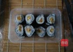 自制竹帘海苔饭卷的做法图解9