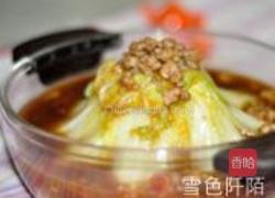 肉末蚝汁娃娃菜的做法图解8