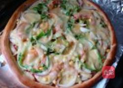 杏鲍菇披萨的做法图解5