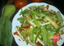 芹菜炒香干的做法图解8