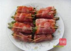 培根豆角卷的做法图解4