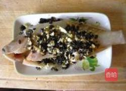 豉汁蒸剥皮鱼的做法图解4