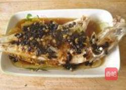 豉汁蒸剥皮鱼的做法图解8