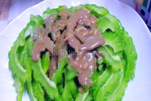 麻酱苦瓜