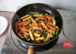 辣椒炒豆干的做法图解6