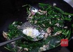 韭菜香菇炒肉丝的做法图解6