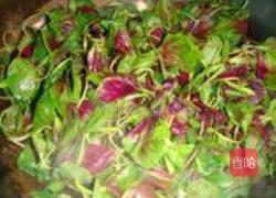 清炒红苋菜的做法图解3
