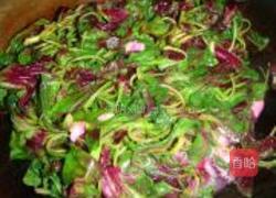 清炒红苋菜的做法图解4